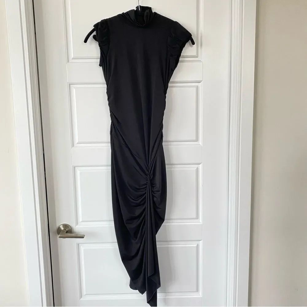 RUBY ROX | Bodycon Rouched Midi Dress